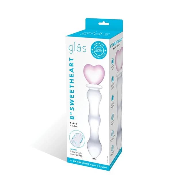 Glas 8 Sweetheart Glass Dildo " - Image 1 Glas 8 Sweetheart Glass Dildo " - Image 1