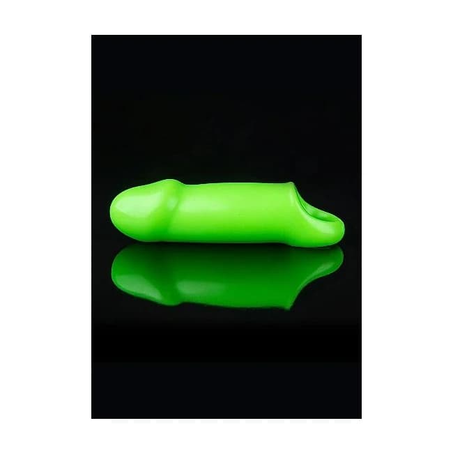 Glow Smooth Stretchy Penis Sleeve Glow in the Dark, image 1