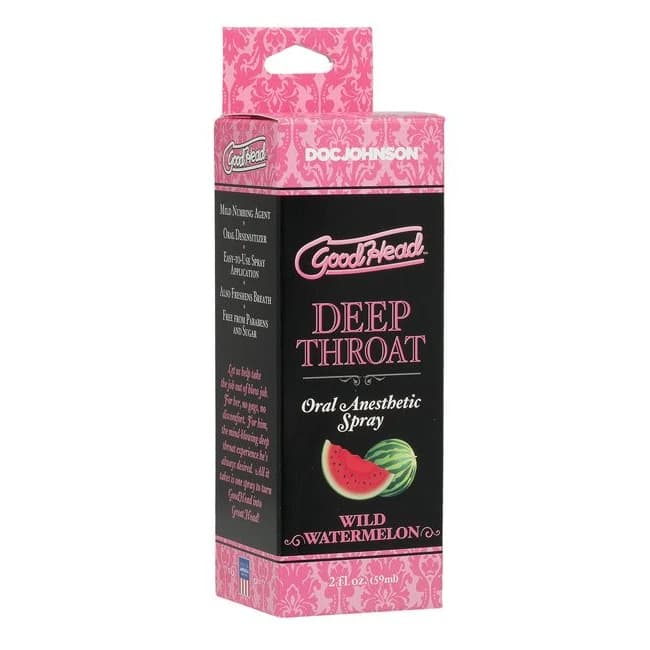 GOODHEAD DEEP THROAT SPRAY WATERMELON 2 FL OZ - Image 1