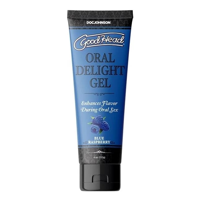 Goodhead Oral Delight Gel 4 Oz Blue Raspberry (bulk) - Image 1 Goodhead Oral Delight Gel 4 Oz Blue Raspberry (bulk) - Image 1