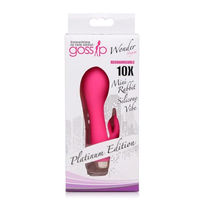 Gossip Wonder 10x Rechargeable Mini Rabbit Magenta, image 1