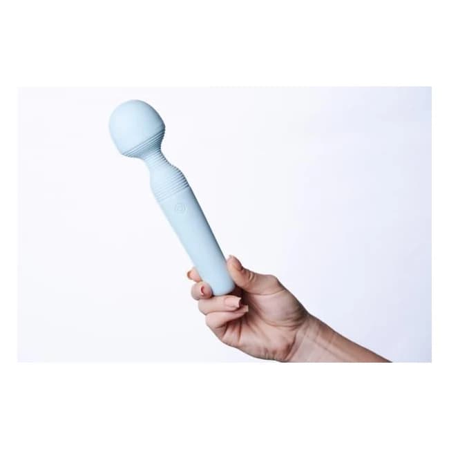 Grace Bendable Vibrating Wand Teal Rechargeable, image 1