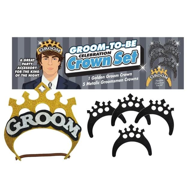 Groom to Be Crown 5pc Set, image 1