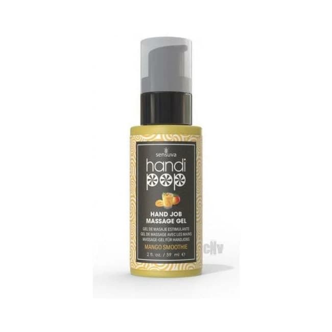Handipop Edible Massage Gel Mango Smoothie 2 oz, image 1