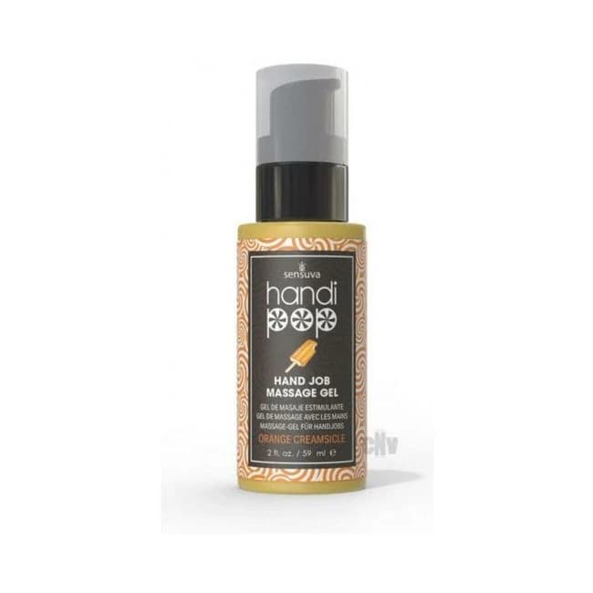 Handipop Edible Massage Gel Orange Creamsicle 2 oz, image 1