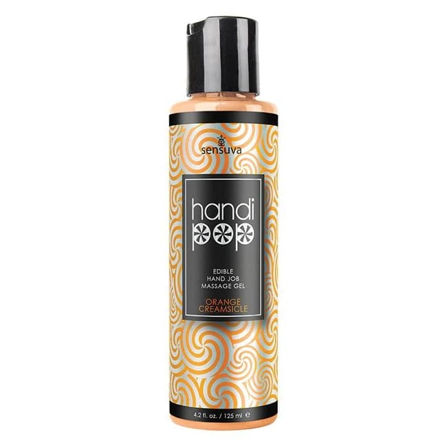 Handipop Orange Creamsicle Hand Job Massage Gel 4.2 oz, image 1