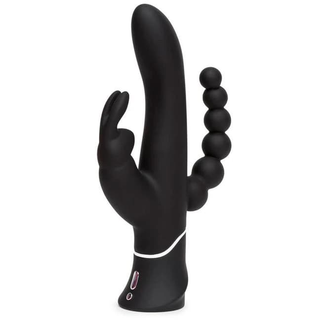 Happy Rabbit Triple Curve Rechargeable Rabbit Black - Image 1 Happy Rabbit Triple Curve Rechargeable Rabbit Black - Image 1