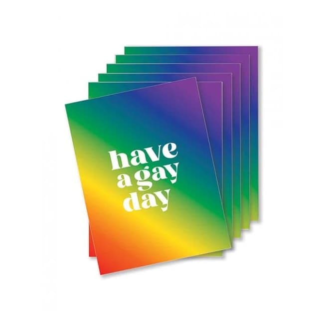 Have a Gay Day Naughty Greeting Card - Pack of 6, image 1