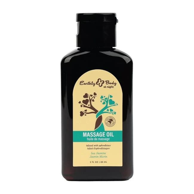 HEMP SEED BY NIGHT MASSAGE OIL APHRODISIAC COLLECTION SEA JASMINE 2OZ - Image 1