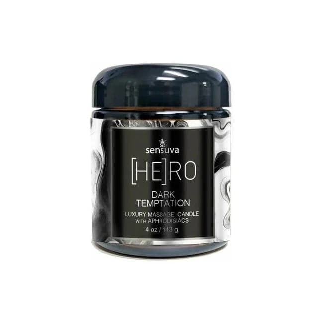 Hero Dark Temptation Luxury Massage Oil Candle 4 Oz Ocean Forest - Image 1 Hero Dark Temptation Luxury Massage Oil Candle 4 Oz Ocean Forest - Image 1
