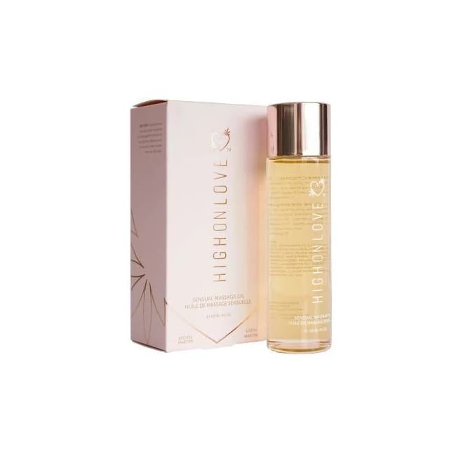High on Love Massage Oil Lychee Martini 4 Fluid Ounces, image 1