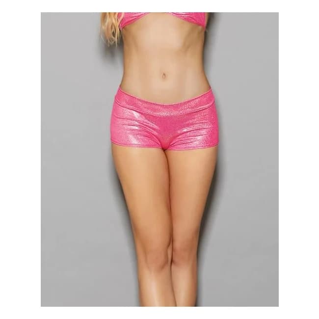 Hologram Black Light Dancewear Boy Short Ruched in Back, image 1
