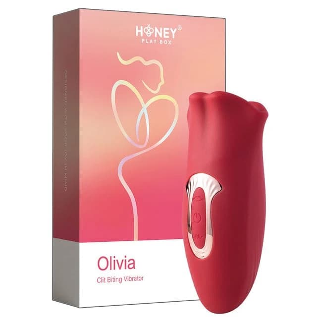 Honey Play Box Olivia - Super Vibrating Clit Tickler Oral Sex Toy, image 1