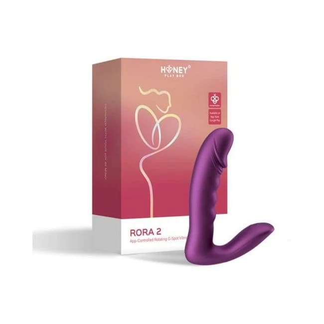 Honey Play Box Rora 2 App-Controlled Rotating G-Spot Vibrator & Clit Stimulator, image 1