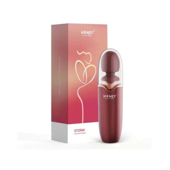Honey Play Box Stormi Powerful Wand Massager with Charging Case, image 1
