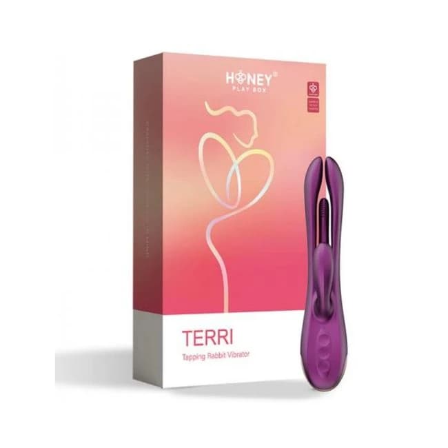 Honey Play Box Terri App-Controlled Kinky Finger Tapping Rabbit Vibrator, image 1