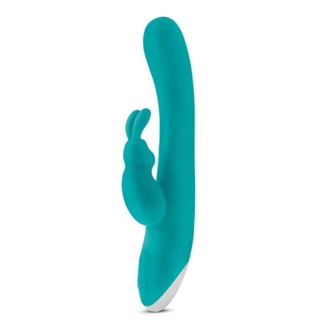 Hop - Rave Rabbit Plus Dual Stimulator - Aquamarine, image 1