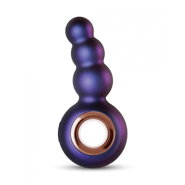 Hueman Outer Space Vibrating Anal Plug - Purple, image 1