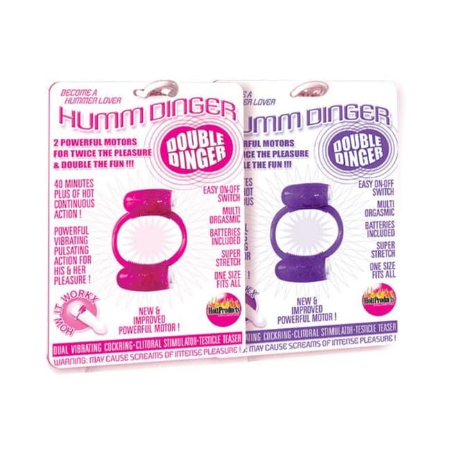 Humm Dinger Double Dinger Cockring (Assorted Display), image 1