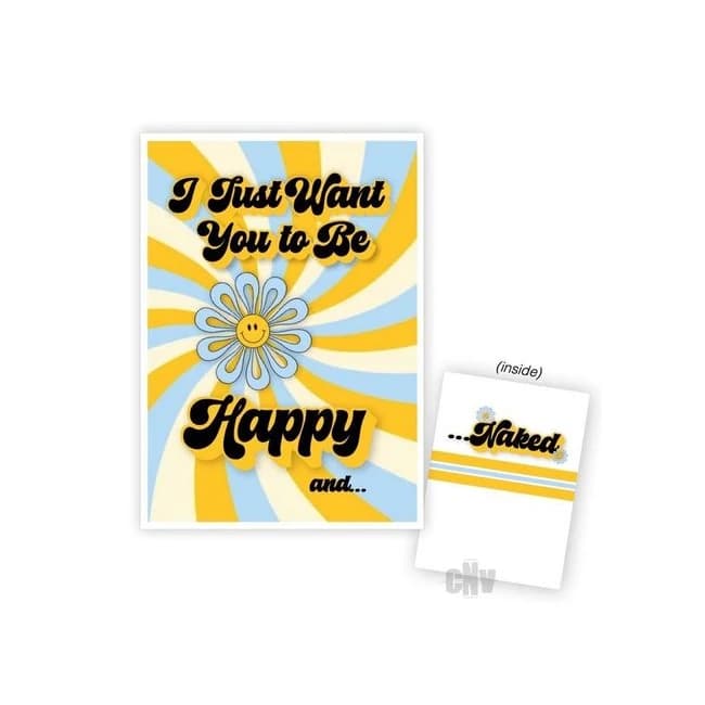 I Just Want You to Be Happy Card, image 1