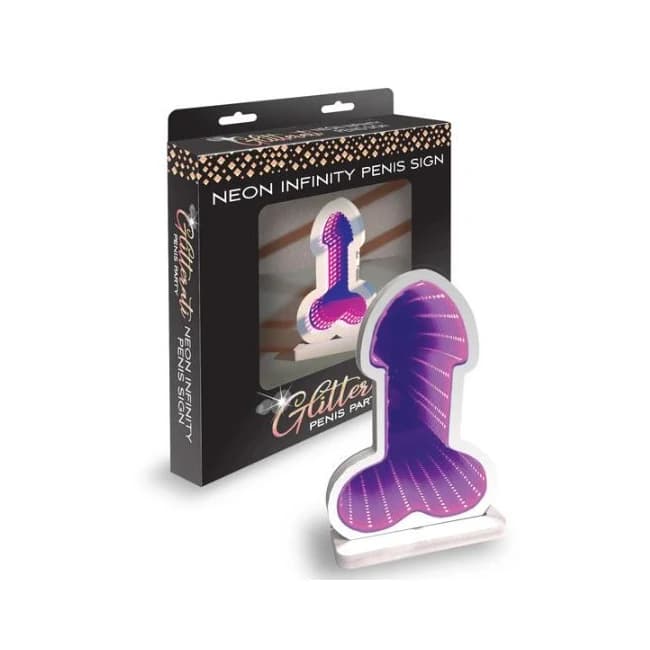 Infinity Penis Neon Light Glitterati - Image 1