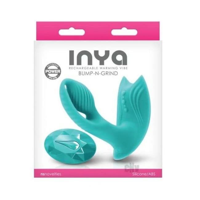 Inya Bump-n-Grind Rechargeable Warming Dual Stimulator, image 1