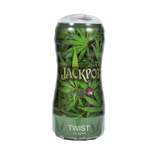 JACKPOT CANNABIS CRYSTAL CLEAR STROKER 6PC DISPLAY - Image 1