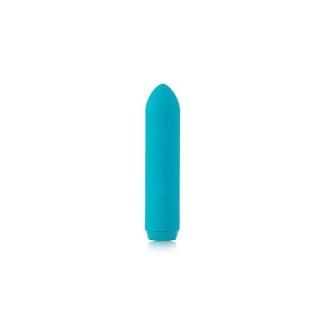 Je Joue Classic Bullet Vibrator Rechargeable Silicone with Finger Sleeve Teal, image 1