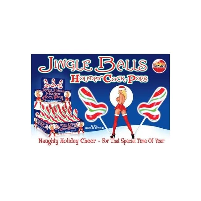 Jingle Balls Holiday Cock Pops 12pc Display - Image 1