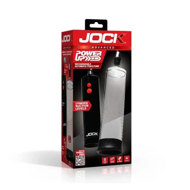 Jock Advanced Power Up Recharg Automatic Penis Pump - Image 1 Jock Advanced Power Up Recharg Automatic Penis Pump - Image 1