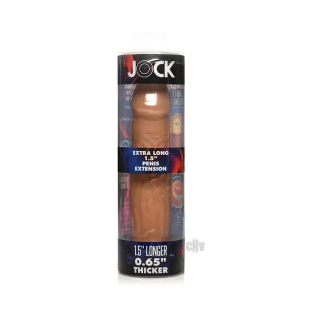 Jock Extra Long Penis Extension Sleeve 1.5in Medium, image 1