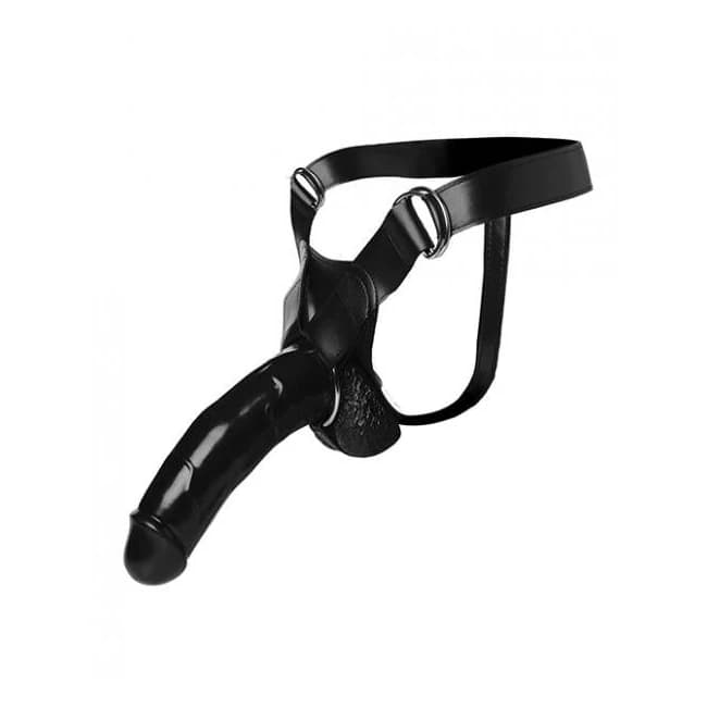 Jock Ryder Wide Band Strap on Harness Black O/S, image 1