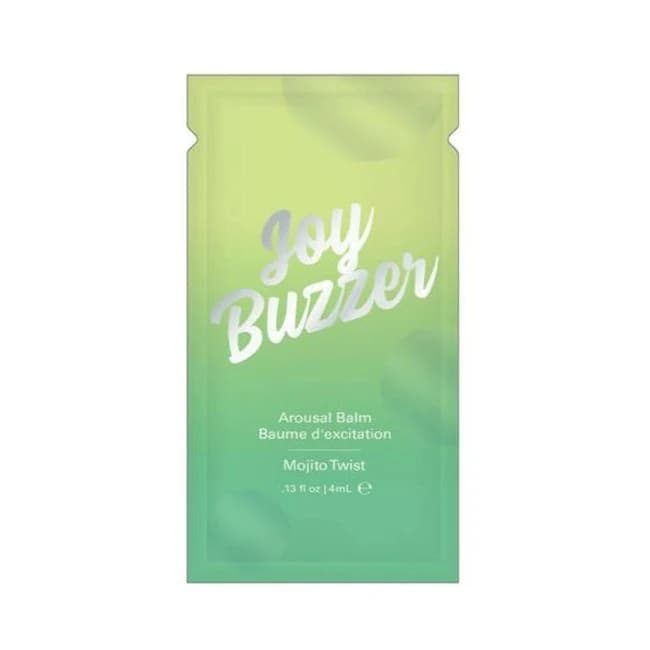 Joy Buzzer Clitoral Arousal Balm Mojito Twist (Bulk Pack24 Pcs) .13 oz Foil, image 1
