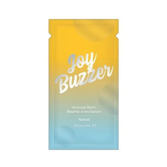 Joy Buzzer Naked Clitoral Arousal Balm (Bulk Pack/24 Pcs) .13 oz Foil, image 1