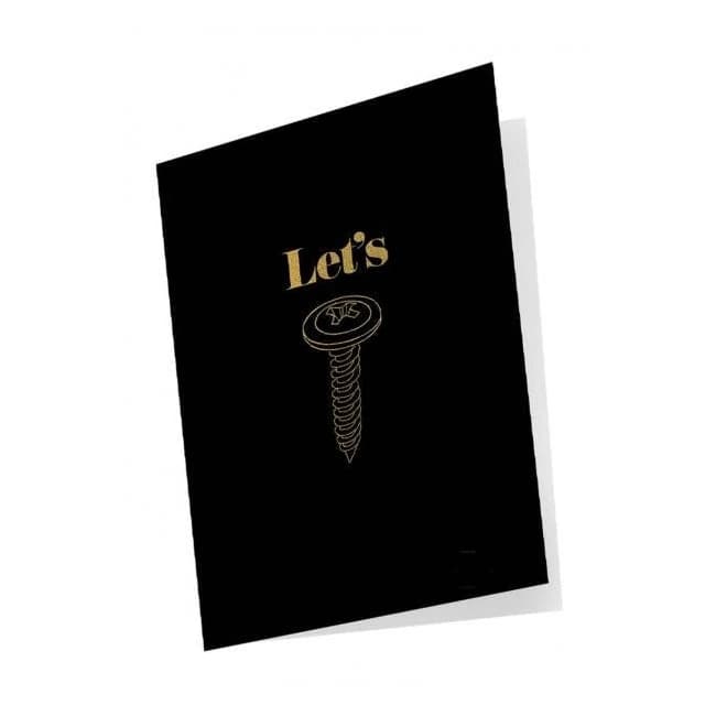 Kama Sutra Naughty Notes Greeting Cards - Let's Screw, image 1
