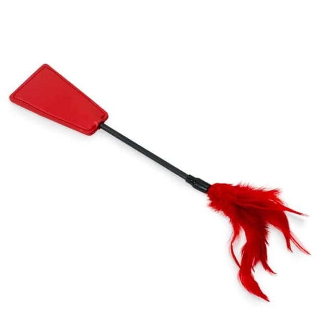KINK CURIOUS BLACKOUT MASK & FEATHER TICKLER - Image 1