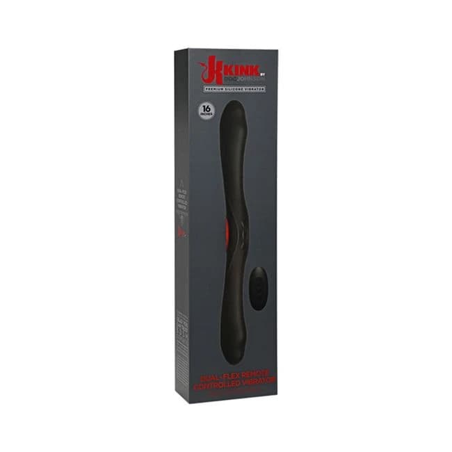Kink Dual Flex Vibrator Wireless Remote Black, image 1