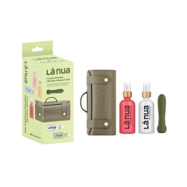 La Nua Gift Bag 3 Ultra Bullet + 100ml Mist Toy Cleaner + 100ml Watermelon Mint Lube, image 1