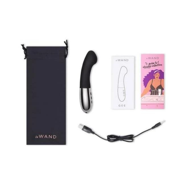 Le Wand Gee G-Spot Targeting Rechargeable Vibrator Cherry, image 1