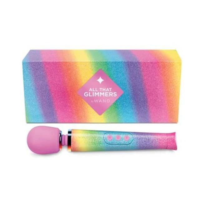 Le Wand Petite Rechargeable Vibrating Massager - Rainbow, image 1