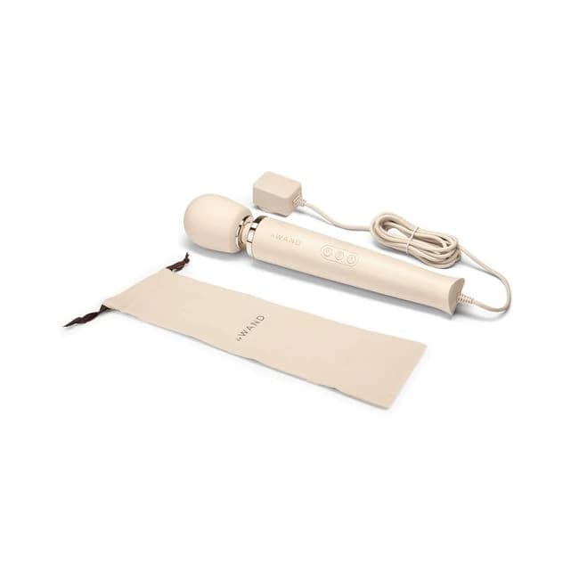 Le Wand Powerful Plug-in Vibrating Massager - Cream, image 1