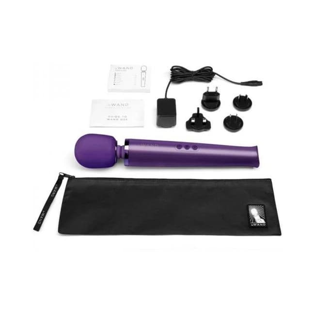 Le Wand Rechargeable Vibrating Massager Purple, image 1