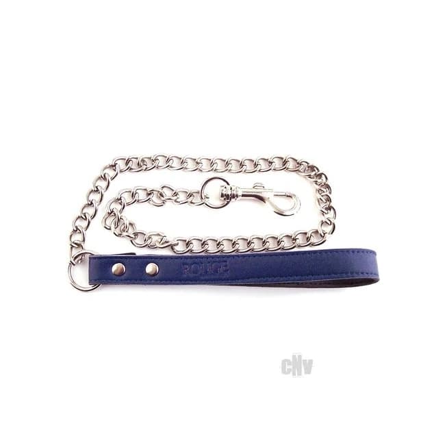 Leather Lead with Chain, image 1