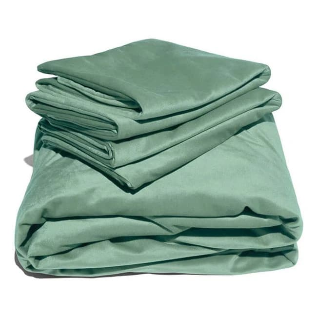 Liberator Fascinator Liquid Velvet Sheets-K Sage, image 1