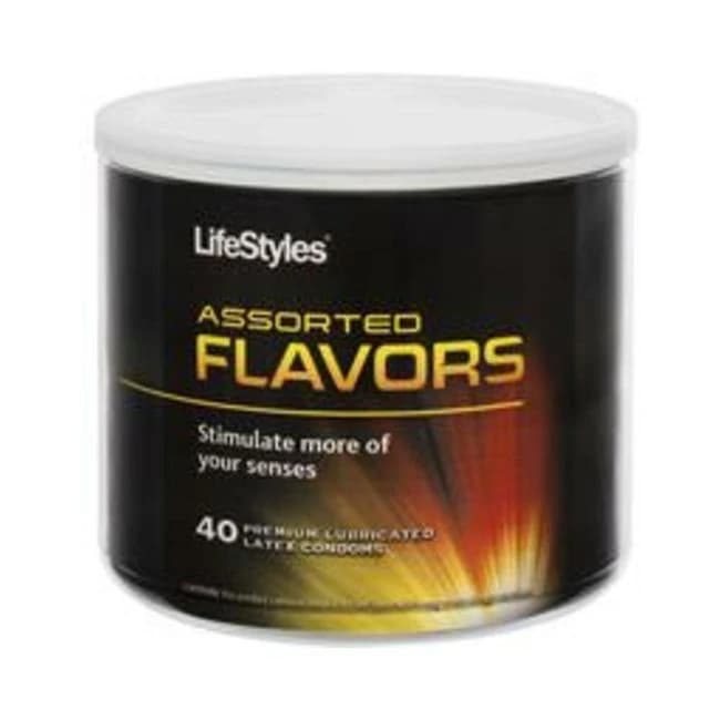 Lifestyles Condoms Assorted Flavors 40 Pieces Bowl - Image 1 Lifestyles Condoms Assorted Flavors 40 Pieces Bowl - Image 1