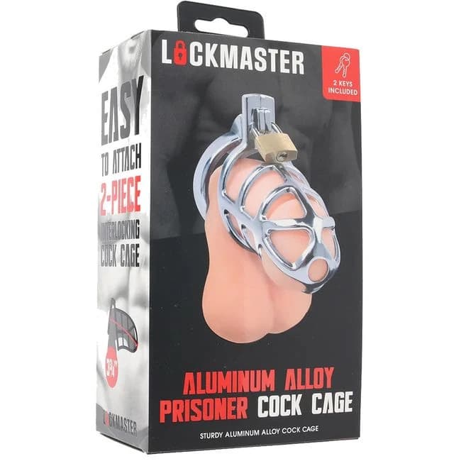 Lockmaster 3.75" Stainless Steel Prisoner Cock Cage, image 1