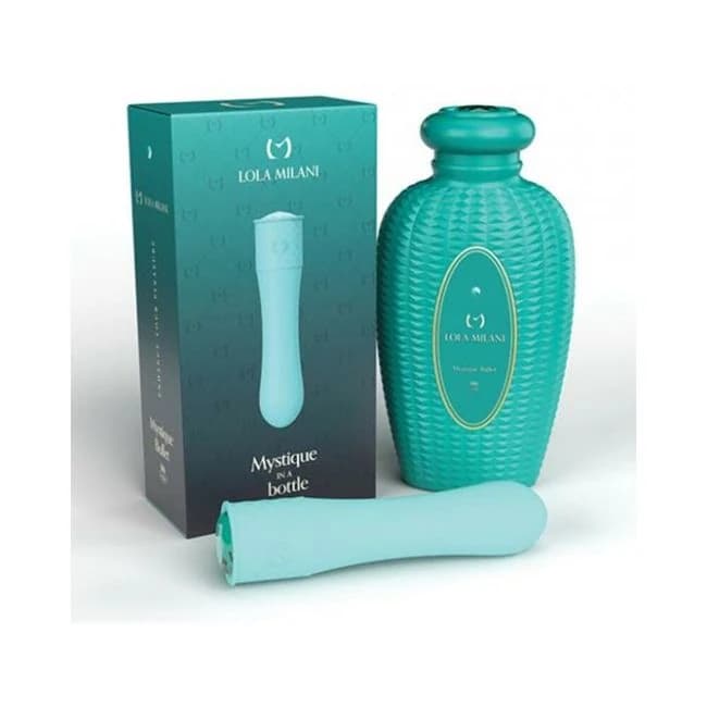 Lola Milani Mystique Bullet w/ Emerald Bottle - Teal, image 1
