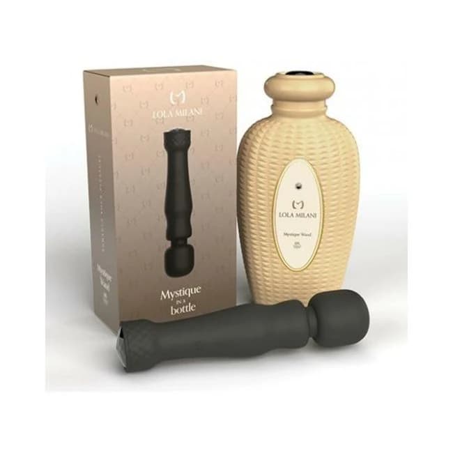 Lola Milani Mystique Wand w/ Taupe Bottle - Black, image 1