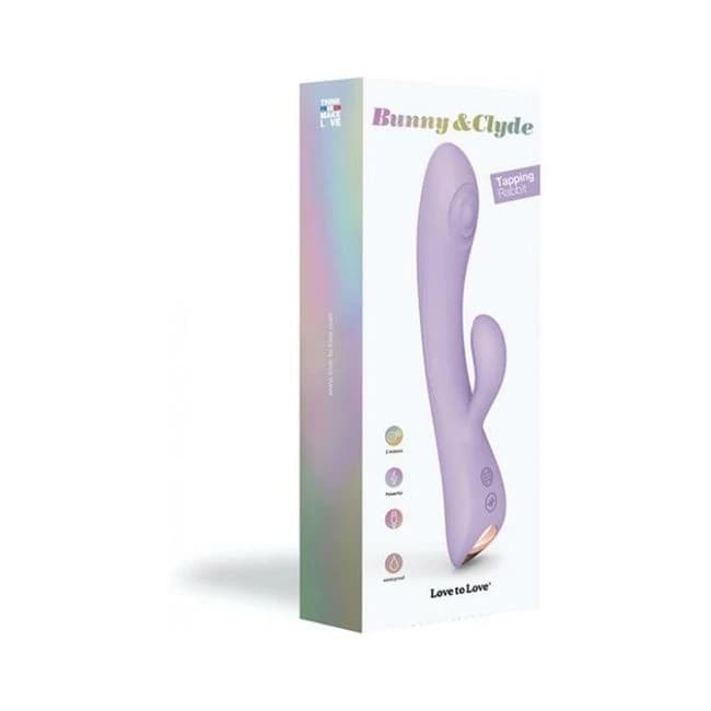 Love to Love Bunny & Clyde Dual Stimulator Viva Mauve, image 1