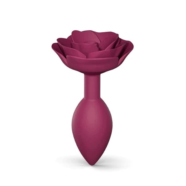 Love to Love Open Roses Anal Plug Medium Plum Star, image 1